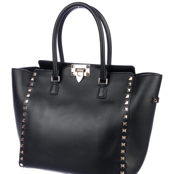 Authentic Valentino Medium Rockstud Tote - Picture 2 of 8